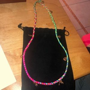 NWT rainbow color ettika necklace, bracelet